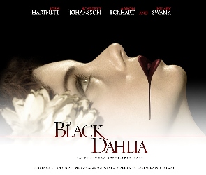 szminka, kobiety, Black Dahlia, twarz