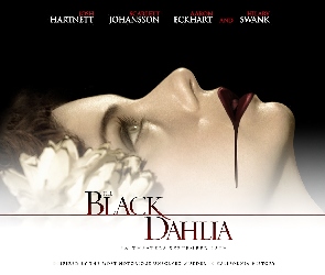 szminka, kobiety, Black Dahlia, twarz