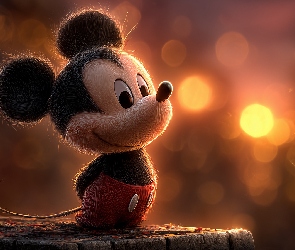 Myszka Miki, Grafika AI