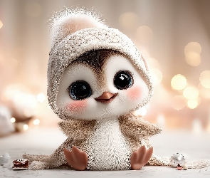 Pingwin, Czapka, Mały