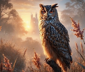 Trawa, Konar, Sowa, Puchacz