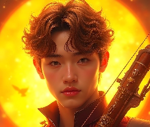 Zodiak, Broń, Chłopak, Strzelec, Grafika