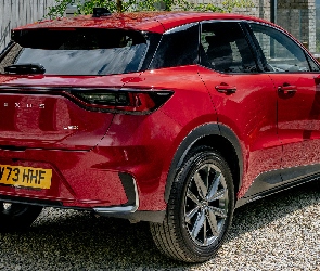 Lexus LBX, Tył, Czerwony