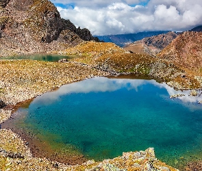 Włochy, Laghetti di Montozzo, Góry, Jeziora