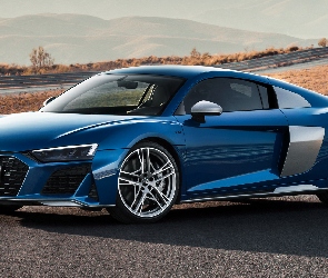 Audi R8 Coupe Performance, Bok, Niebieskie