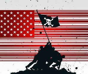 Kreskowy, Kod, Flaga, USA