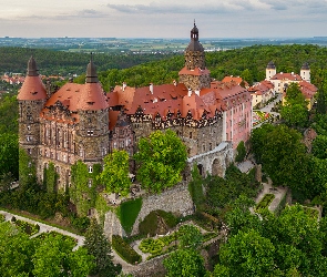 Zielone, Polska, Wałbrzych, Wzgórza, Zamek Książ