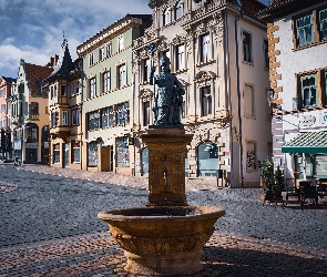 Figura św Gottharda, Niemcy, Turyngia, Gotha, Domy