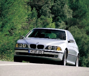 BMW 5, E39, Srebrne