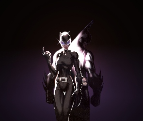 Kobieta, Kot, Batman