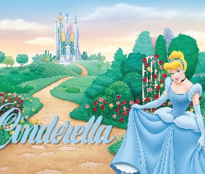 Film animowany, zamek, Cinderella, Kopciuszek