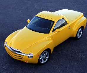 Pickup, Żółty, Chevrolet