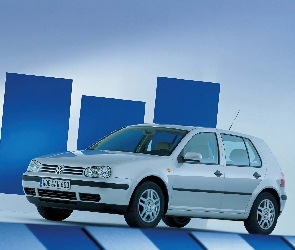 Srebrny, Volkswagen Golf 4