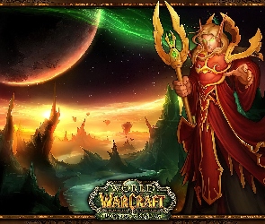 World Of Warcraft The Burning Crusade, elf, mężczyzna, fantasy