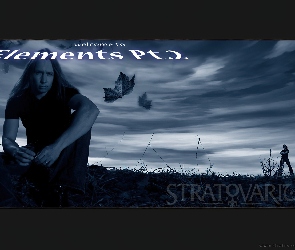 liście , niebo, Stratovarius