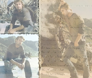 samolot, rozbity, Lost, napisy, Josh Holloway, Serial, Zagubieni