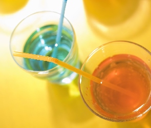Słomki, Drinki, Dwa, Kolorowe