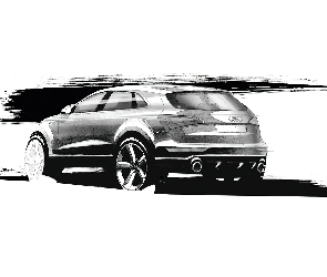 Audi Q5, Projekt, Rysunek