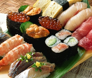 Zestaw, Sushi, Japoński