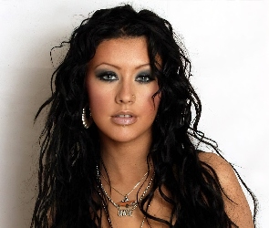 czarnowłosa, Christina Aguilera