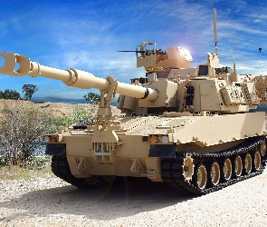 Samobieżna, Paladin M109, Haubica