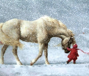 Boże Narodzenie, koń