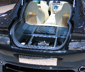 Aston Martin Rapide, Tył, Lampy, Bagażnik