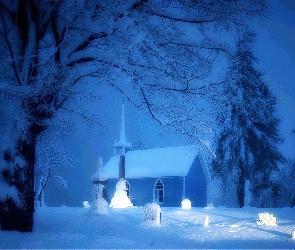 Kościół, Śnieżna, Pokrywa