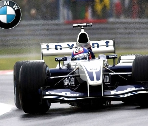 BMW Sauber, Formuła 1, spojler, opony, kask , koła, bolid