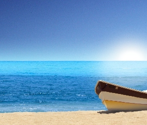 Morza, Łódka, Plaża