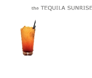 Tequila Sunrise, Drinki