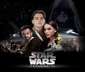 Leonardo DiCaprio, postacie, gwiazdy, miasto, Star Wars