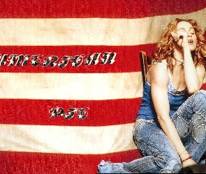 Madonna, flaga, American pjl