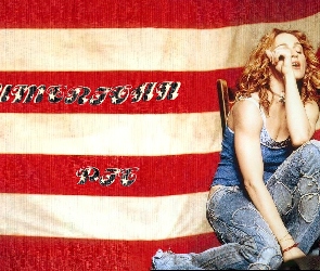 Madonna, flaga, American pjl