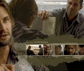 Lost, Serial, zdjęcia, Matthew Fox, Josh Holloway, książka, Zagubieni