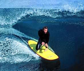 morze, fala , Windsurfing, deska