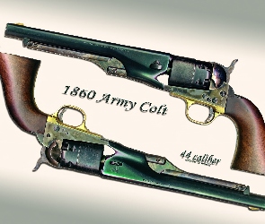 1860, 44, Colt, Cal, Army