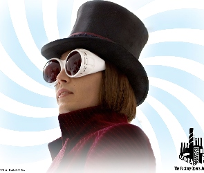 kapelusz, okulary, Charlie And The Chocolate Factory, osoba