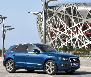 Niebieskie, SUV, Audi Q5