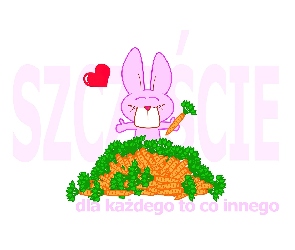królik, szczęście, napis, marchewki, Różowy