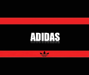 Pasy, Czerwone, Logo, Adidas