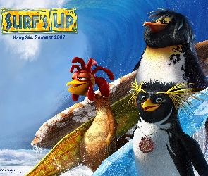 Na fali, Deski, Pingwiny, Surfs Up, Film animowany