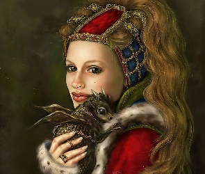 Mały, Zwierzak, Kobieta