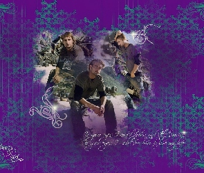tło, fioletowe, Lost, Serial, Zagubieni, Josh Holloway