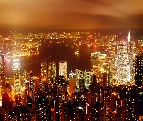 Światło, Miasto, Hong Kong