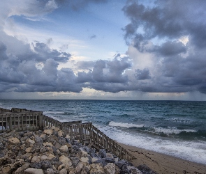 Morze, USA, Floryda, Palm Beach