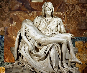 Pieta, Anioła, Rzeźba, Michała