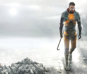 łom, mężczyzna, postać, Half Life 2, okulary