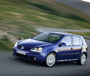 Volkswagen Golf 5, Ciemny niebieski