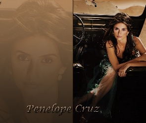 Penelope Cruz, jeep